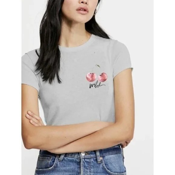 Free People Tops - NWOT Free People Wild Cherry Shirt. S